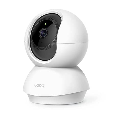 TP-LINK Tapo Wi-Fi Pan/Tilt Smart Security Camera, Indoor CCTV, 360° Rotational Views, Works with Alexa,Google, No Hub Required