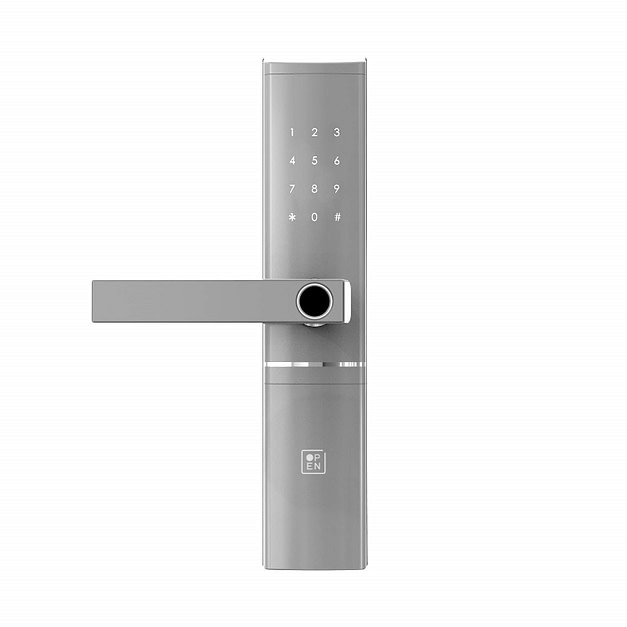 OPEN Door Four Smart Door Lock with 5-Way Unlocking, OTP Time Bound Access, Activity Logs, Fingerprint, Passcode, NFC Card and Emergency Key Access for Home 